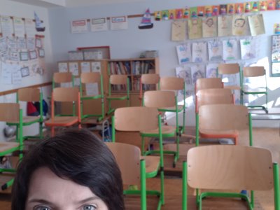 Naše třída - prázdná :(
